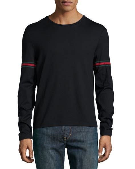 gucci long sleeve shirt|gucci long sleeve shirt men's.